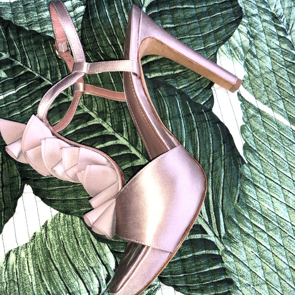 Vince Camuto Dusty Pink Embellished Heels